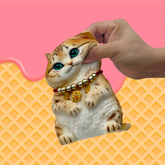 Kawaii Squishy Cat Toy – Handmade Soft Stress Relief