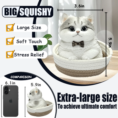 Squishy Cat – Stress Relief Soft Silicone Companion