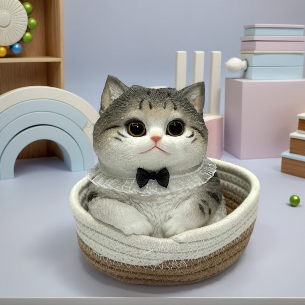 Silicone Squishy Cat – Handmade Kawaii Stress Relief Gift