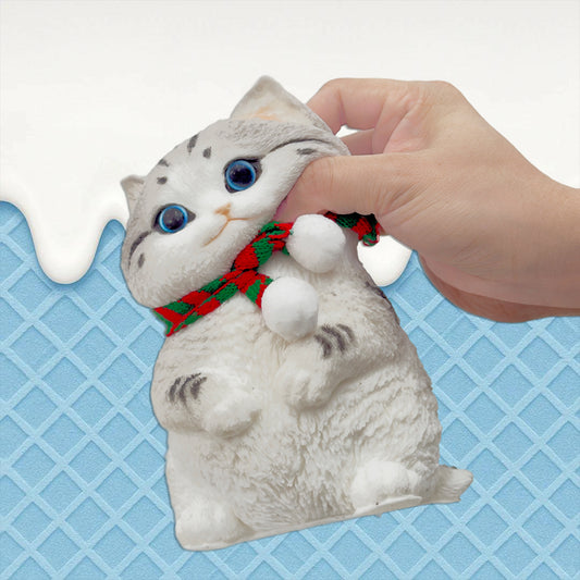 Kawaii Squishy Cat Toy – 2.4Ib Handmade Soft Stress Relief