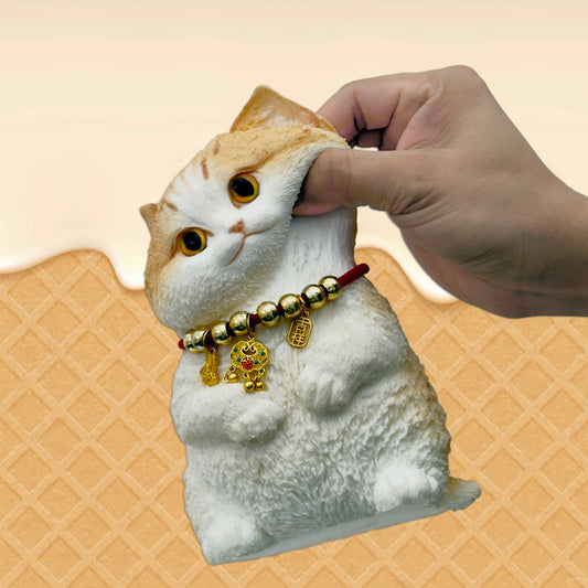 Handmade Silicone Squishy Cat 2.4Ib – Cute Stress Relief Gift