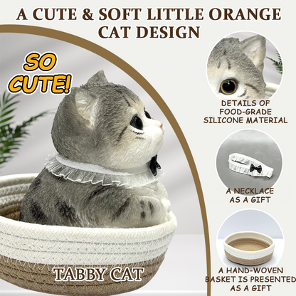 Silicone Squishy Cat – Handmade Kawaii Stress Relief Gift