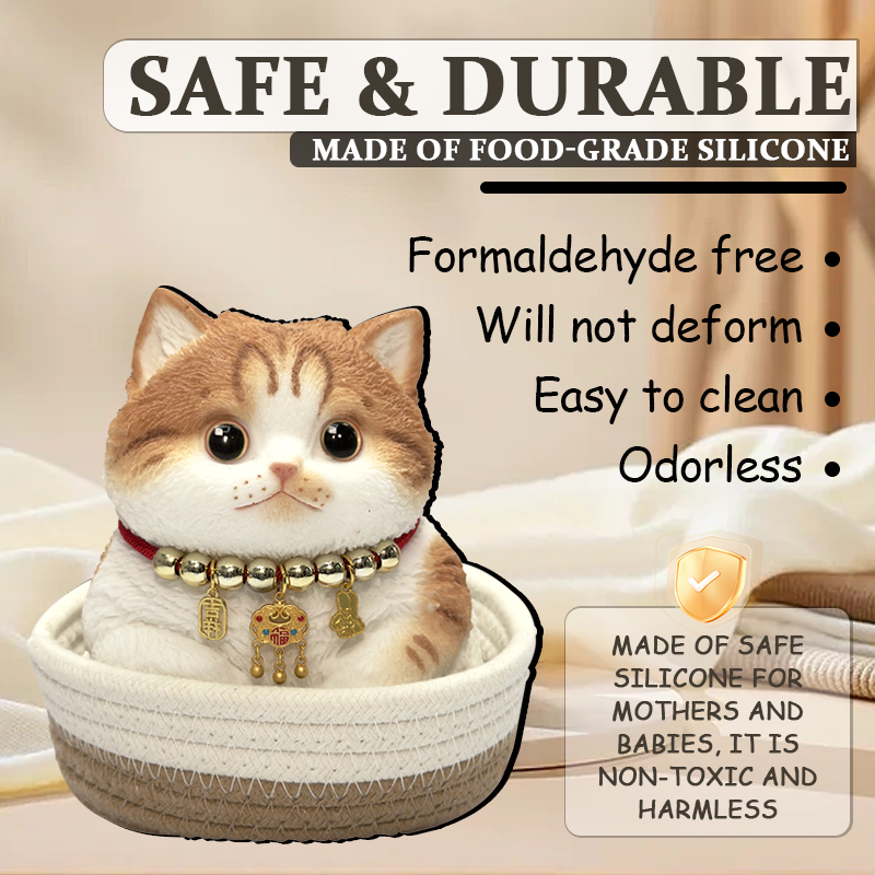 2.4 Ib Handmade soft Squishy Cat – Soft Silicone Stress Relief Toy