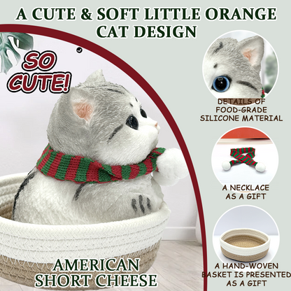 Kawaii Squishy Cat Toy – 2.4Ib Handmade Soft Stress Relief